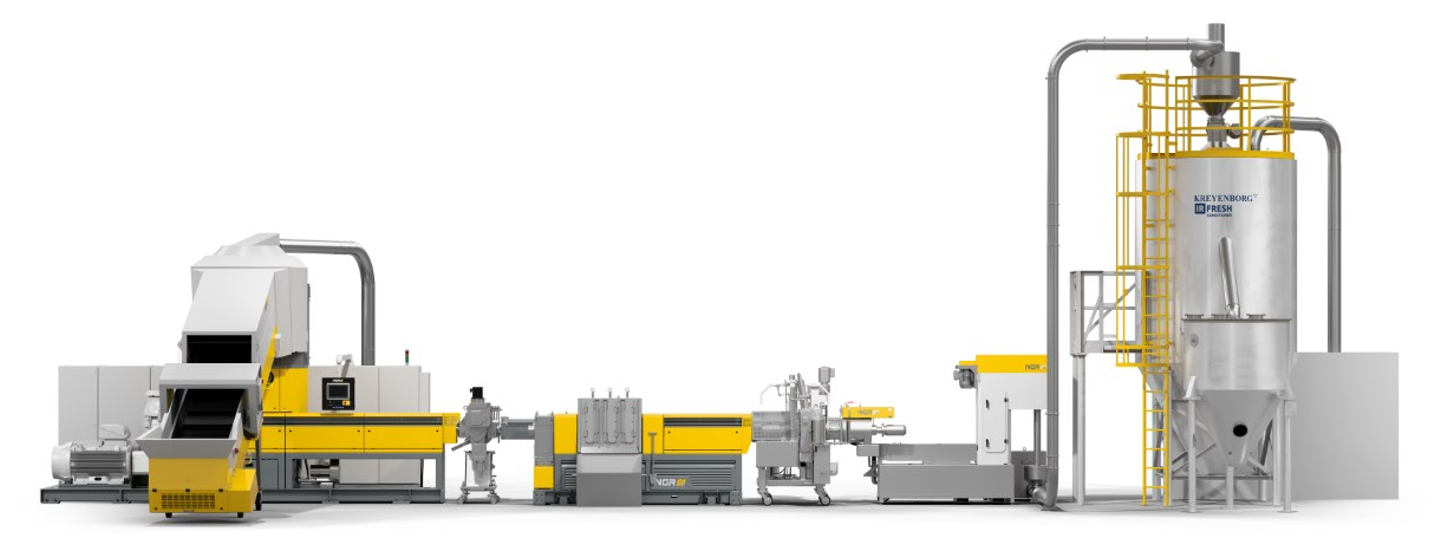 réduction des odeurs pour les plastiques recyclés broyés ou granulés post consommation